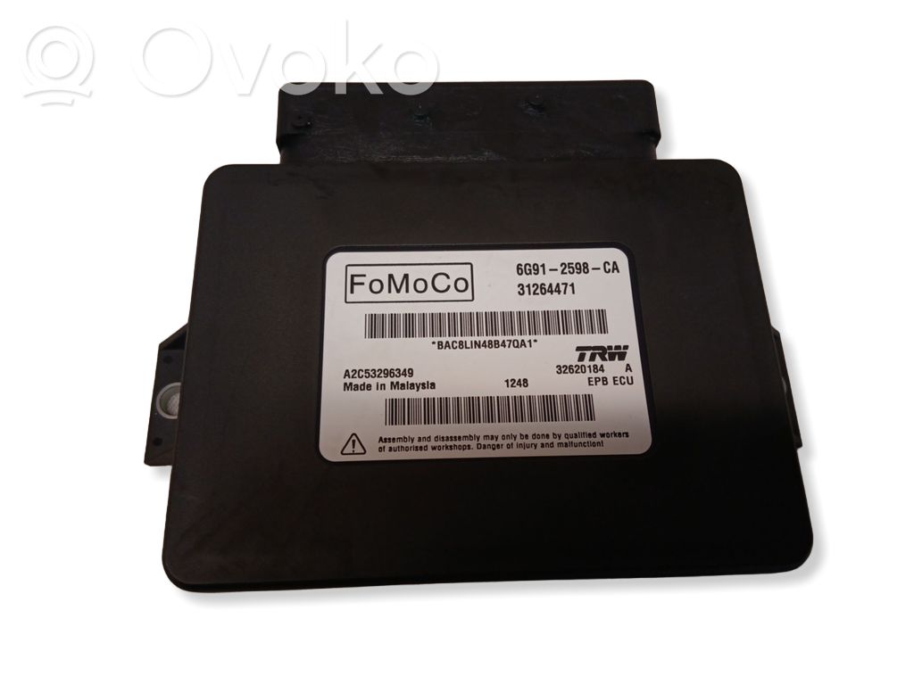 Volvo XC60 Module de commande de frein à main 