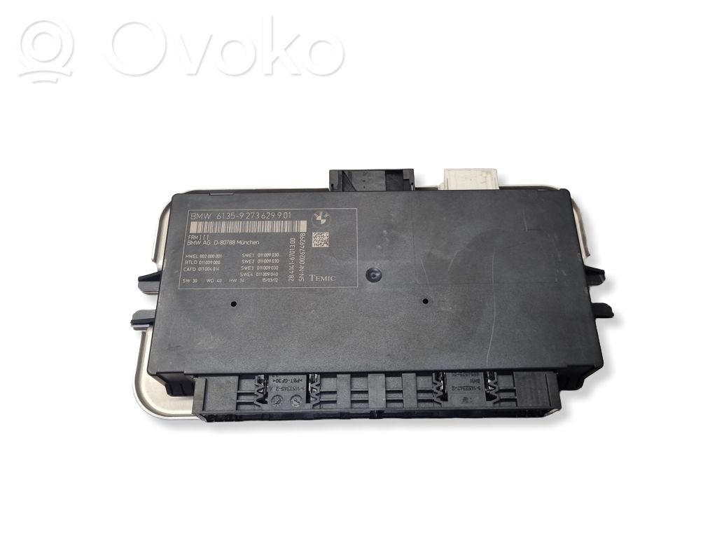 BMW 5 F10 F11 Sterownik / Moduł świateł LCM 