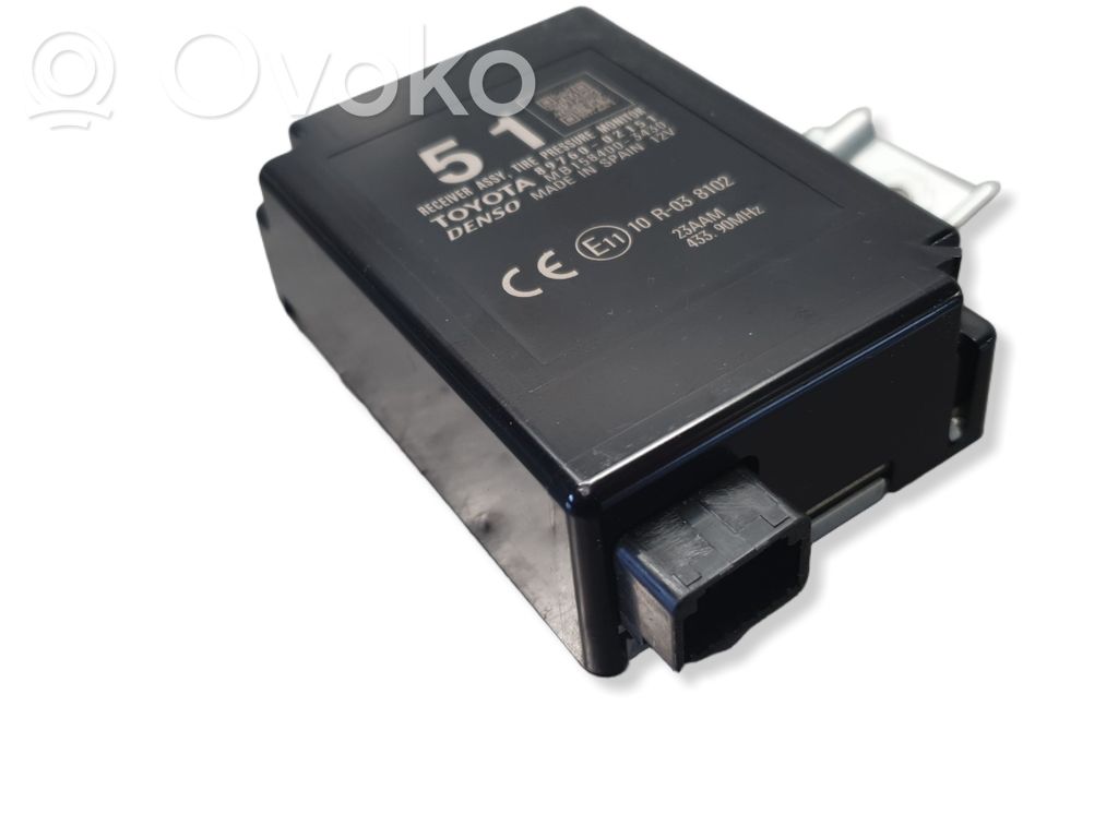 Toyota Auris E180 Tire pressure control unit 