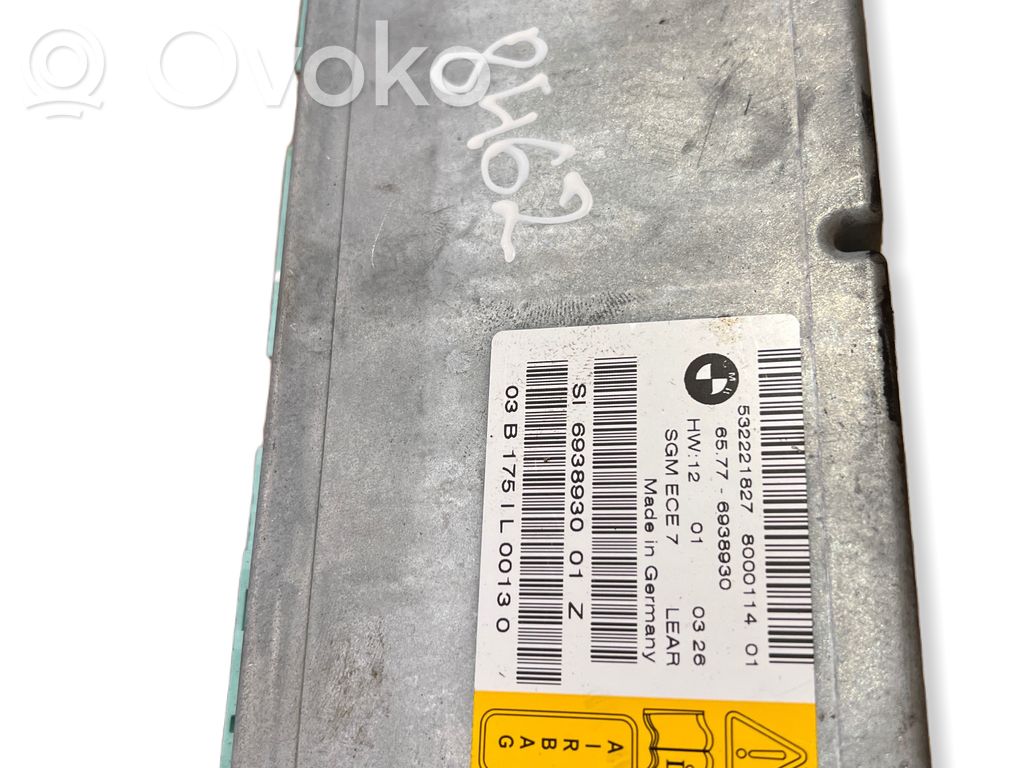 BMW 5 E60 E61 Airbag control unit/module 