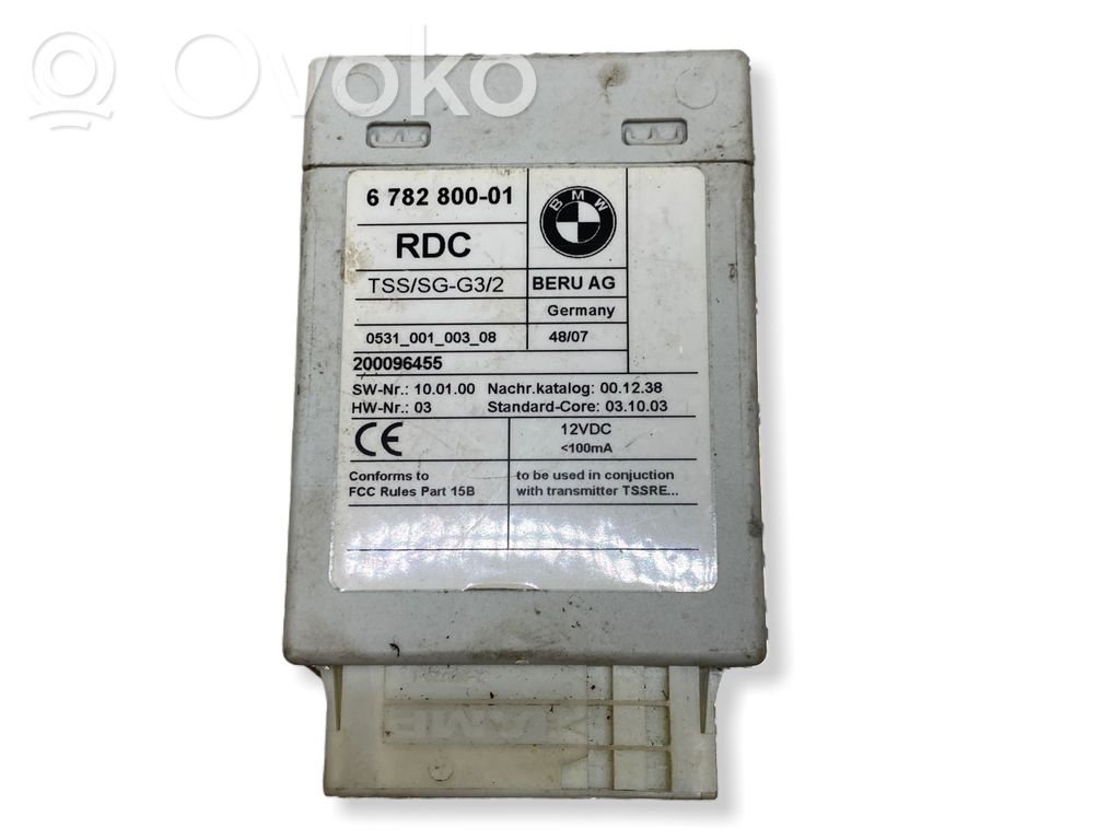 BMW 5 E60 E61 Padangų slėgio valdymo blokas 