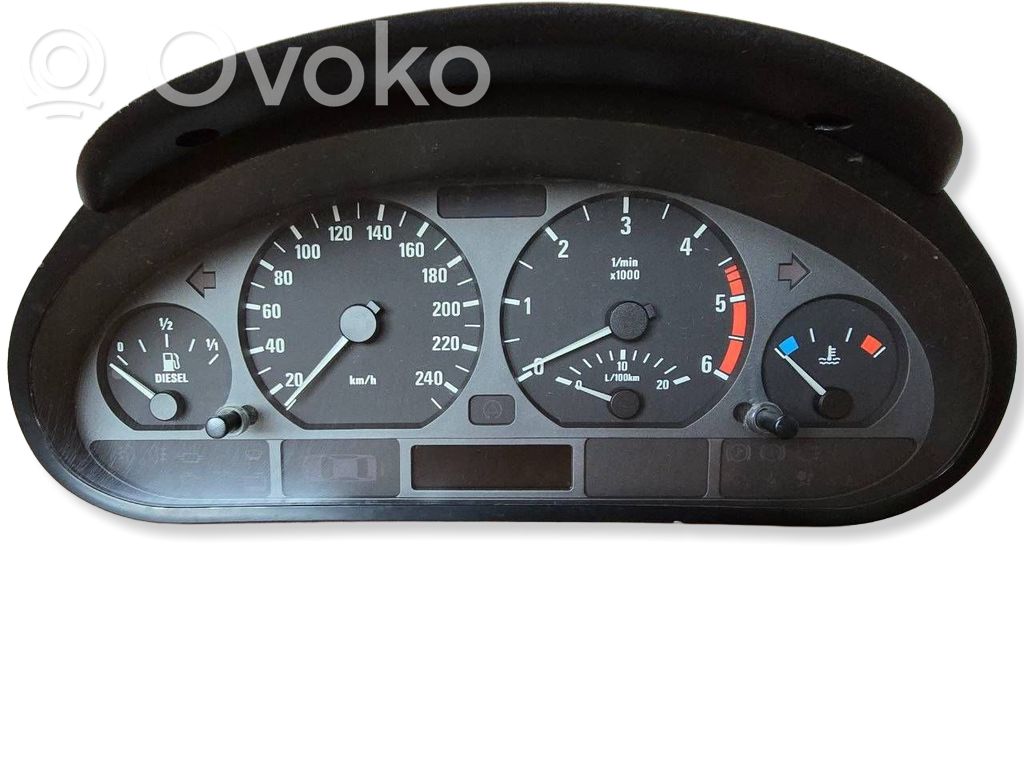 BMW 3 E46 Speedometer (instrument cluster) 