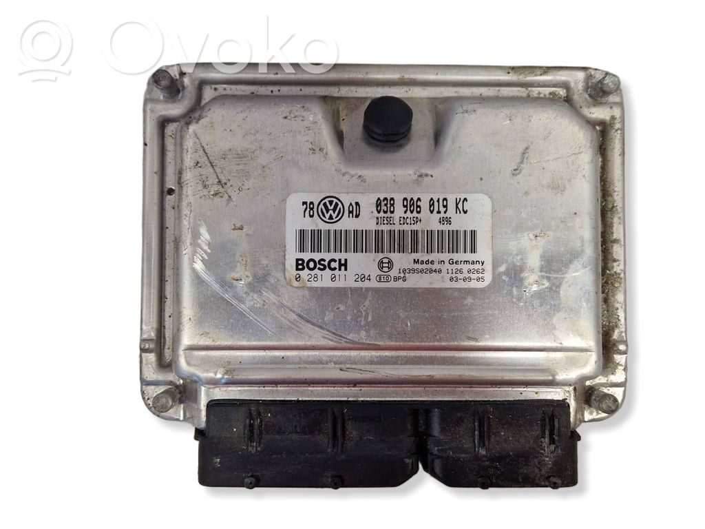 Engine control unit/module   0281011204,038906019KC,1039S02040