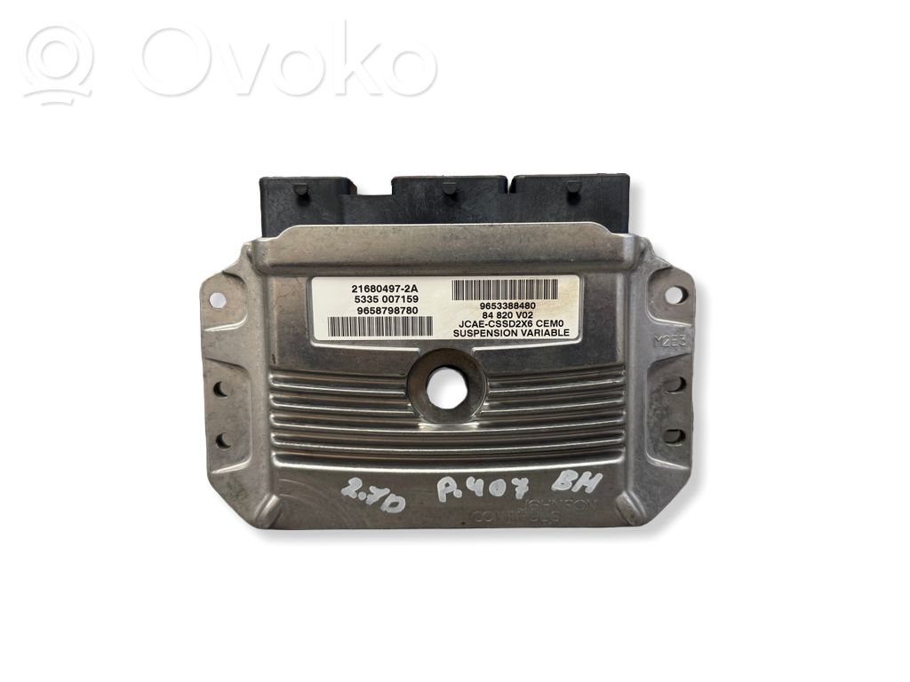 Module de commande suspension   9658798780,216804972A,9653388480