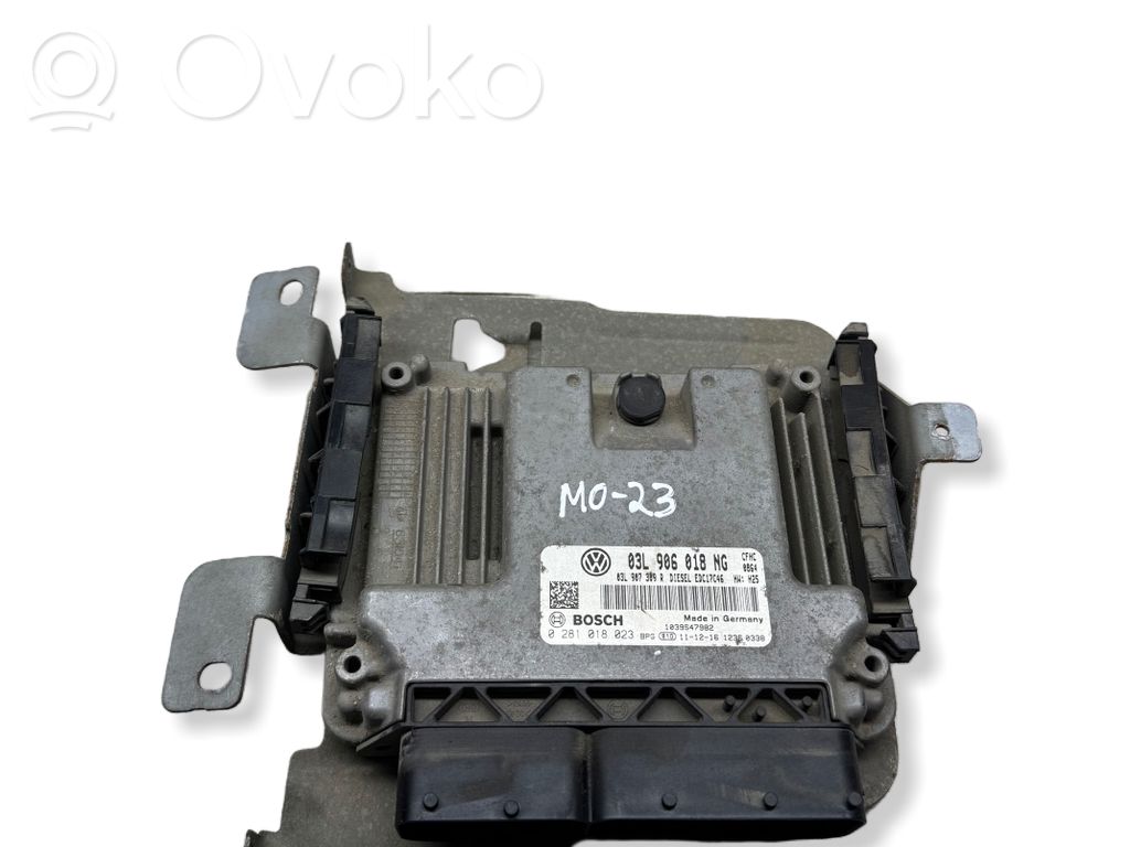 Engine control unit/module   03L906018NG,03L907309R,0281018023