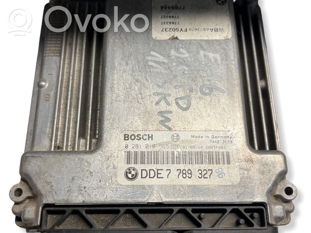 Engine control unit/module   0281010565,7789327