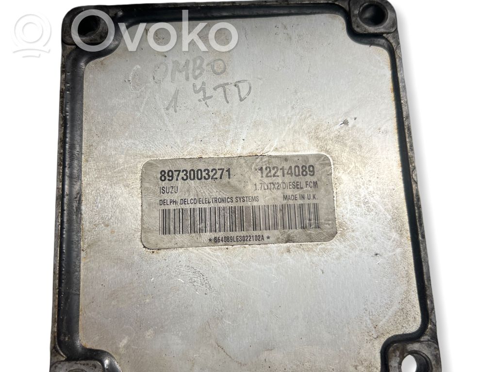 Opel Combo C Engine control unit/module 