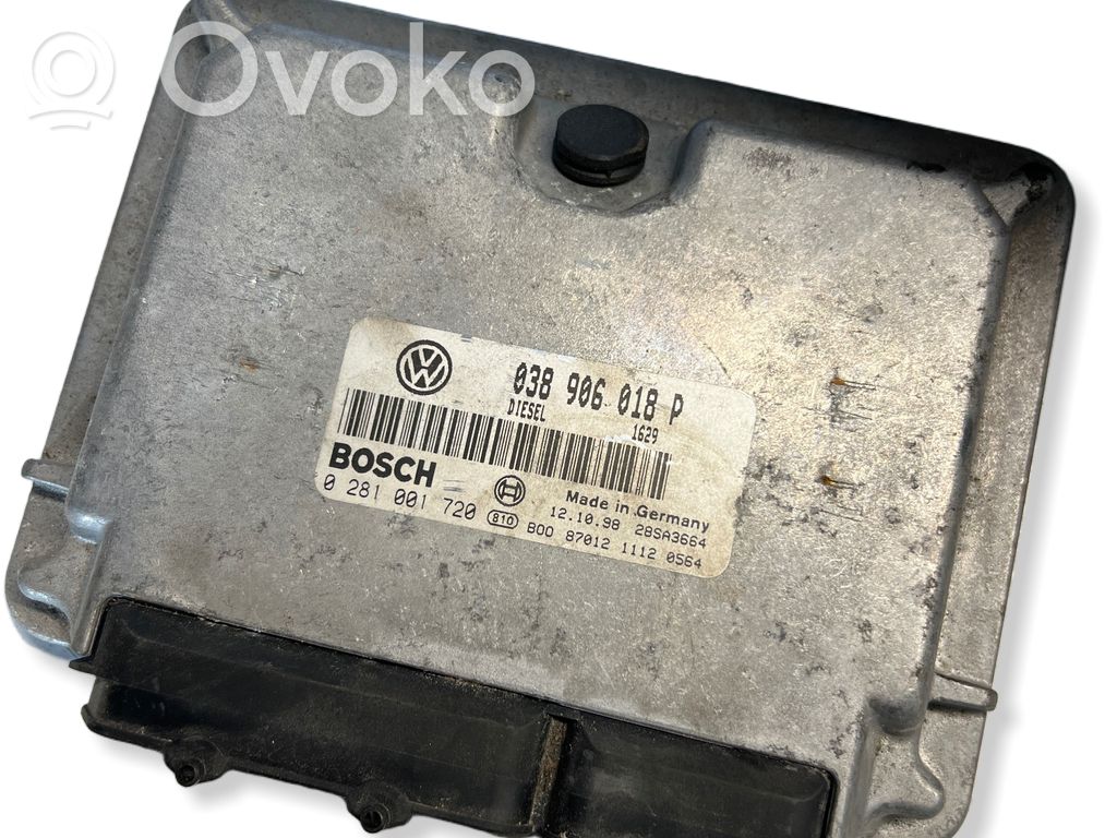 Engine control unit/module   038906018P,0281001720,28SA3664