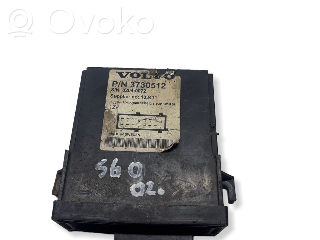 Volvo S60 Auxiliary pre-heater (Webasto) 