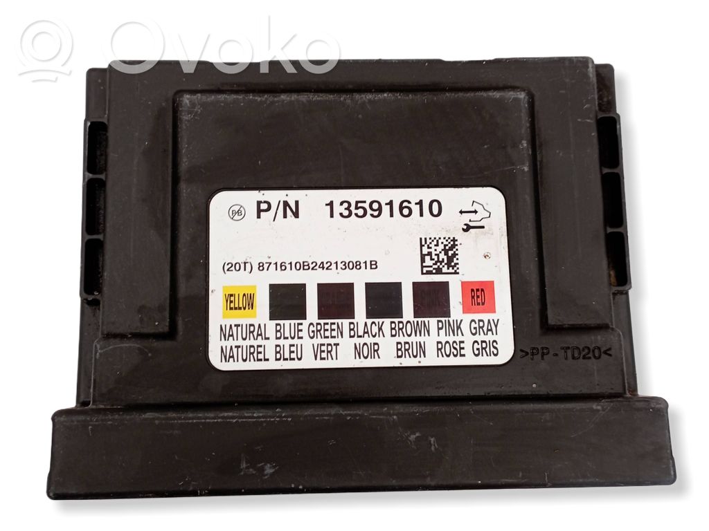 Opel Astra J Module confort 