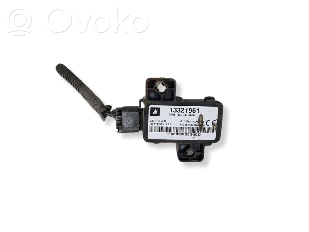Opel Insignia A Tire pressure control unit 