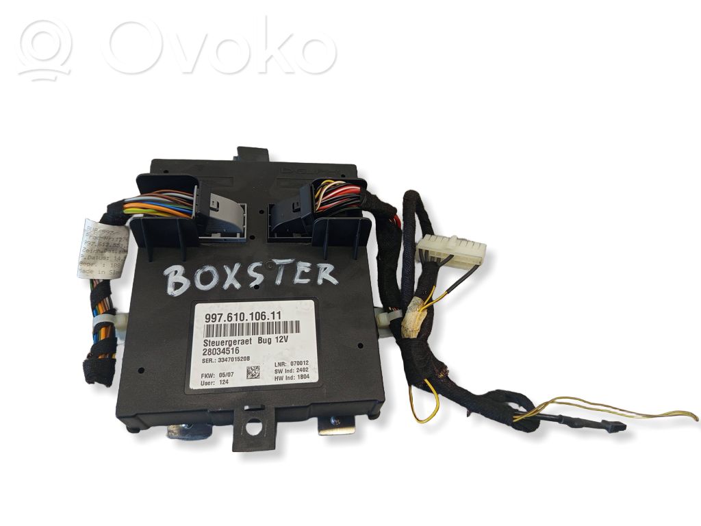 Porsche Boxster 987 Sonstige Steuergeräte / Module 