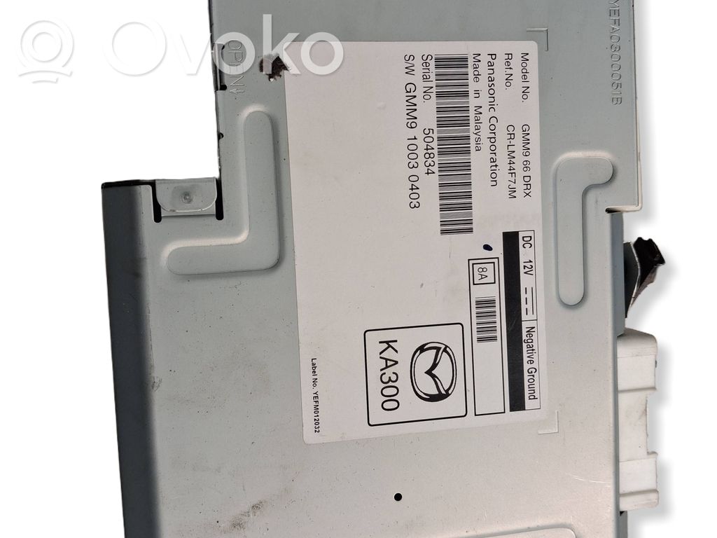 Mazda 6 GPS navigation control unit/module 