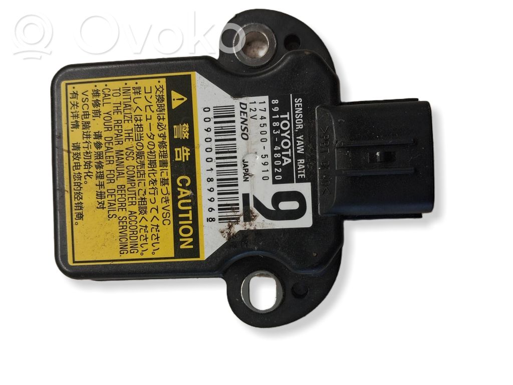 Lexus RX 450H Sensor ESP de aceleración de frecuencia del intermitente 