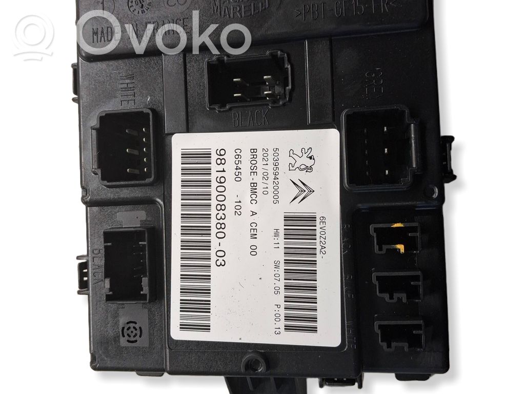 Peugeot 3008 II Other control units/modules 