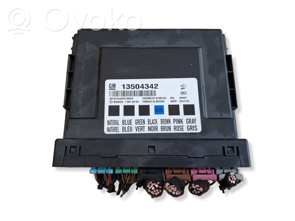 Module confort   13504342,F00HJ00551,6002JC1206