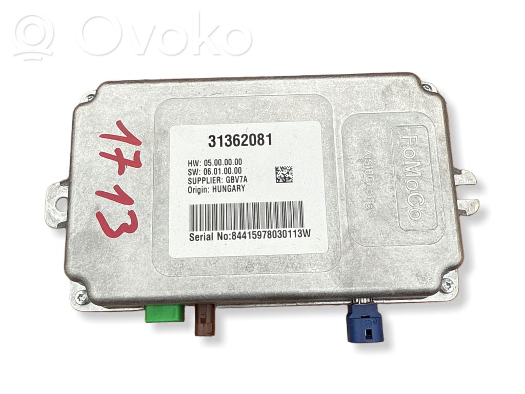 Volvo V60 Camera control unit module 