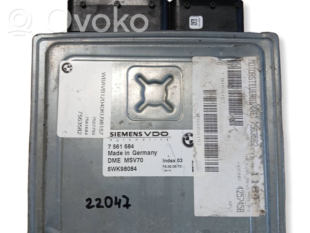 BMW 3 E90 E91 Engine control unit/module 