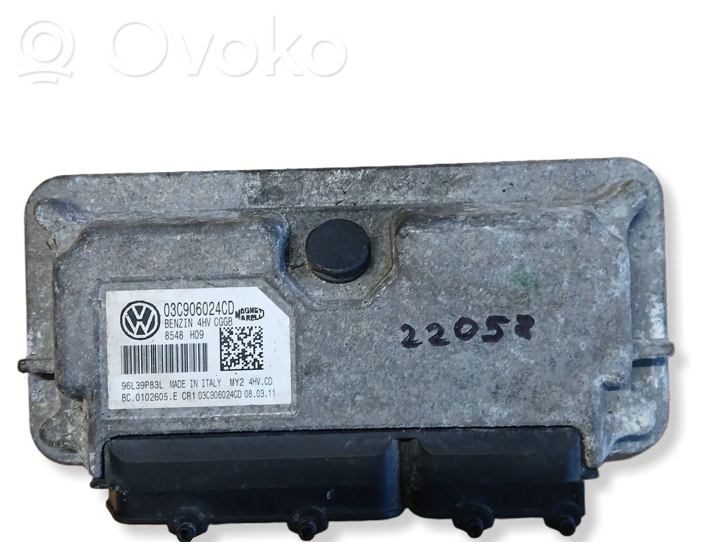 Engine control unit/module   03C906024CD,96L39P83L,B0102605
