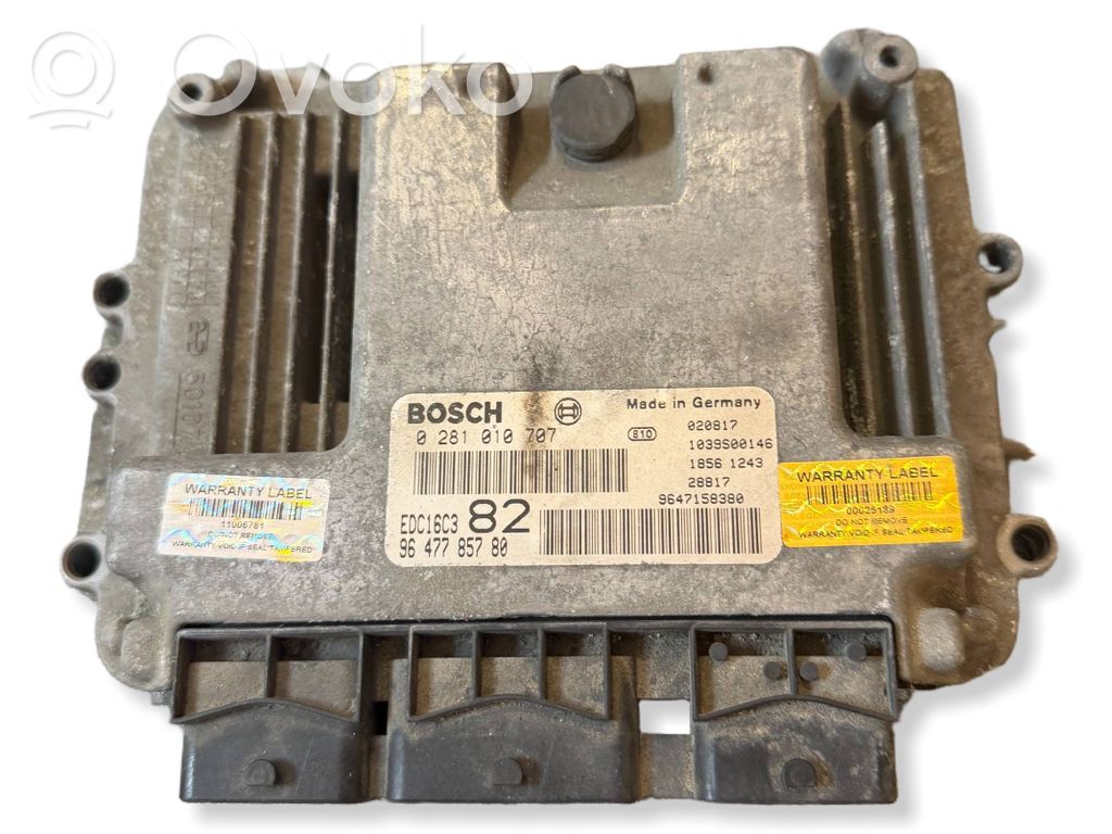 Citroen C3 Engine control unit/module 