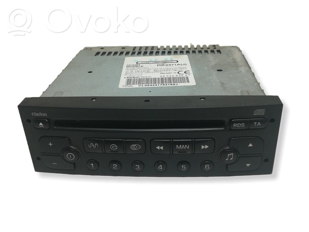 Citroen C3 Radio/CD/DVD/GPS head unit 