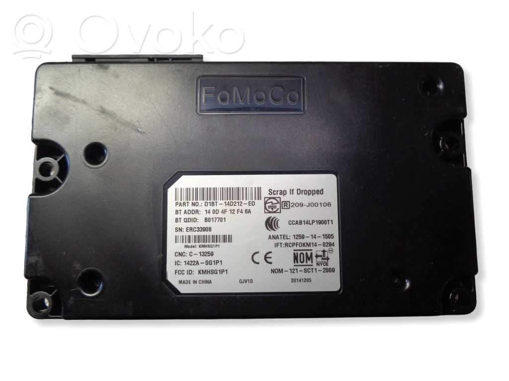 Ford Fiesta Bluetooth modulis 