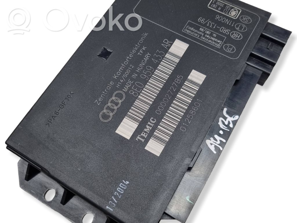 Audi A4 S4 B6 8E 8H Module confort 