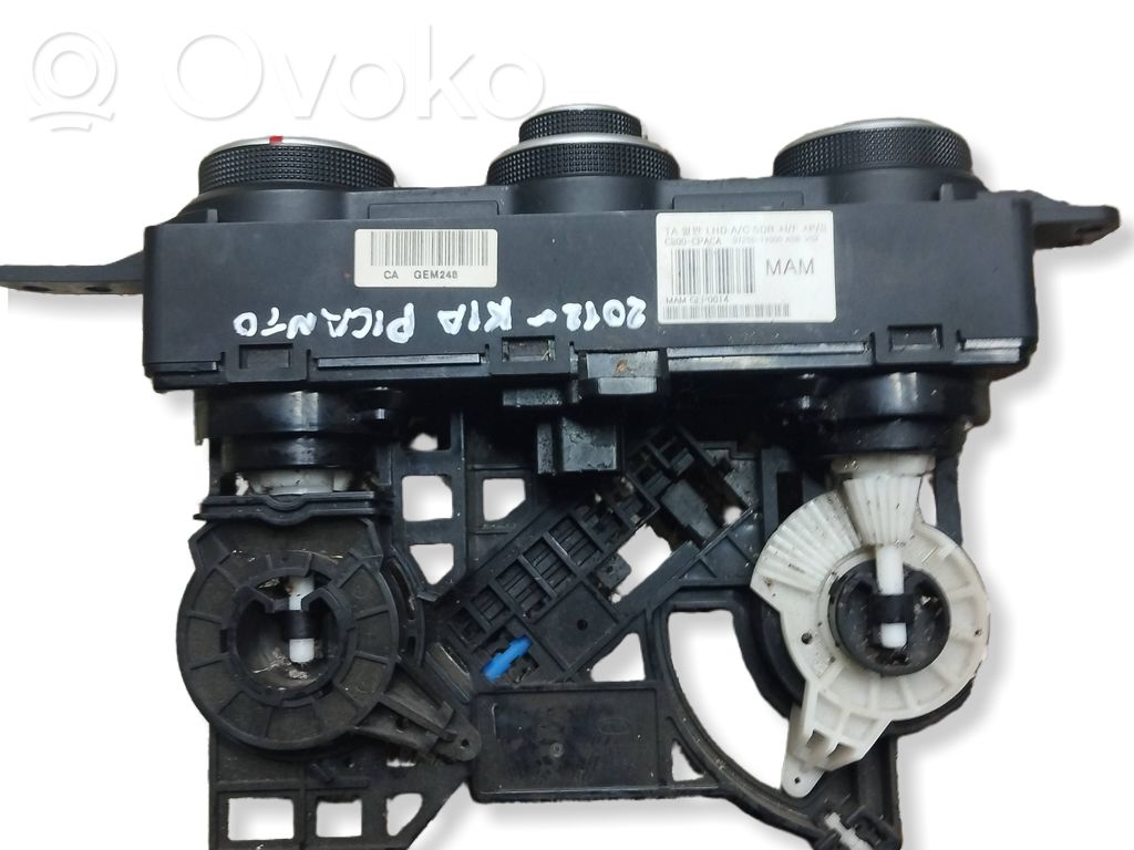 KIA Picanto Climate control unit 