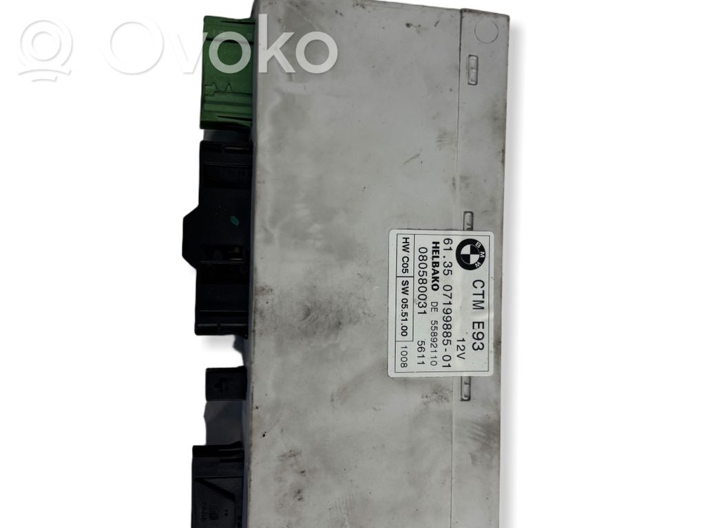 BMW 3 E90 E91 Sunroof control unit/module 