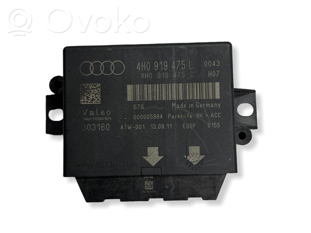 Audi A6 S6 C7 4G Parking PDC control unit/module 