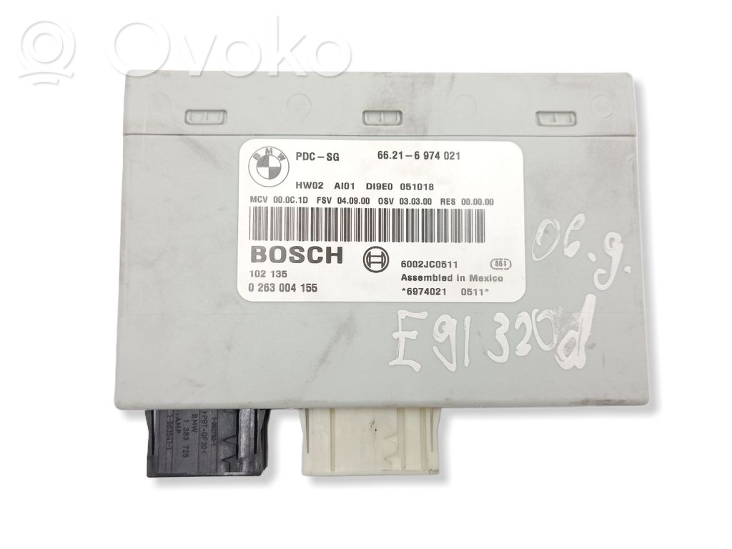 Parking PDC control unit/module   6974021,0263004155,66216974021,1021350263004155