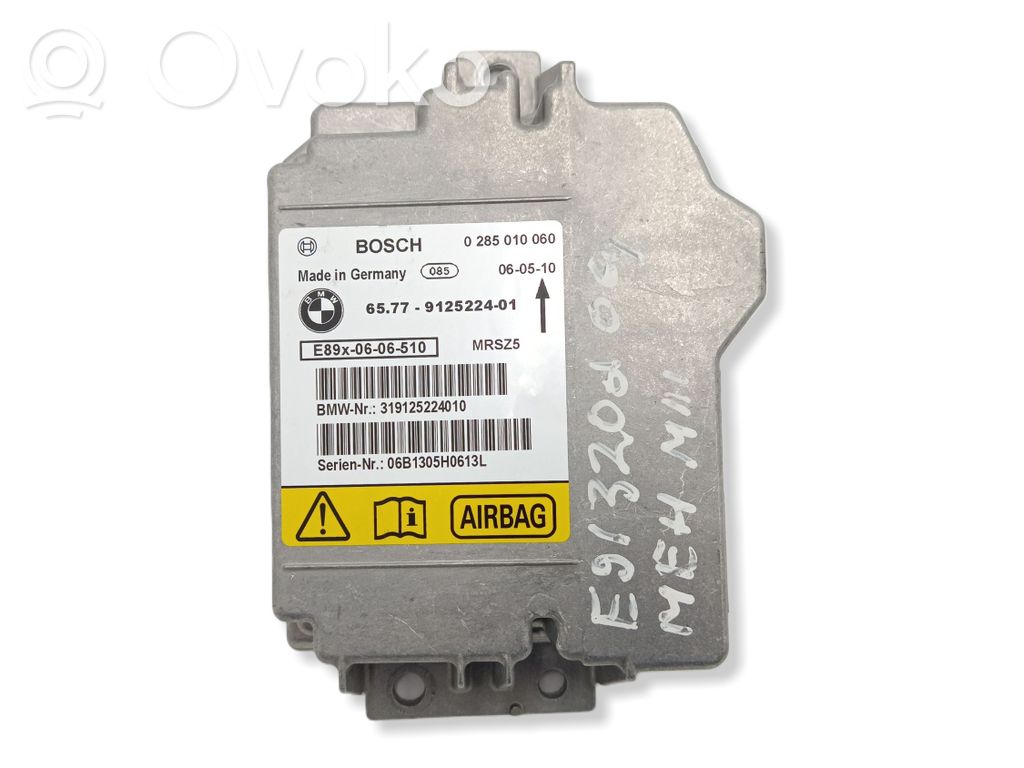 Airbag control unit/module   65779125224,9125224,0285010060
