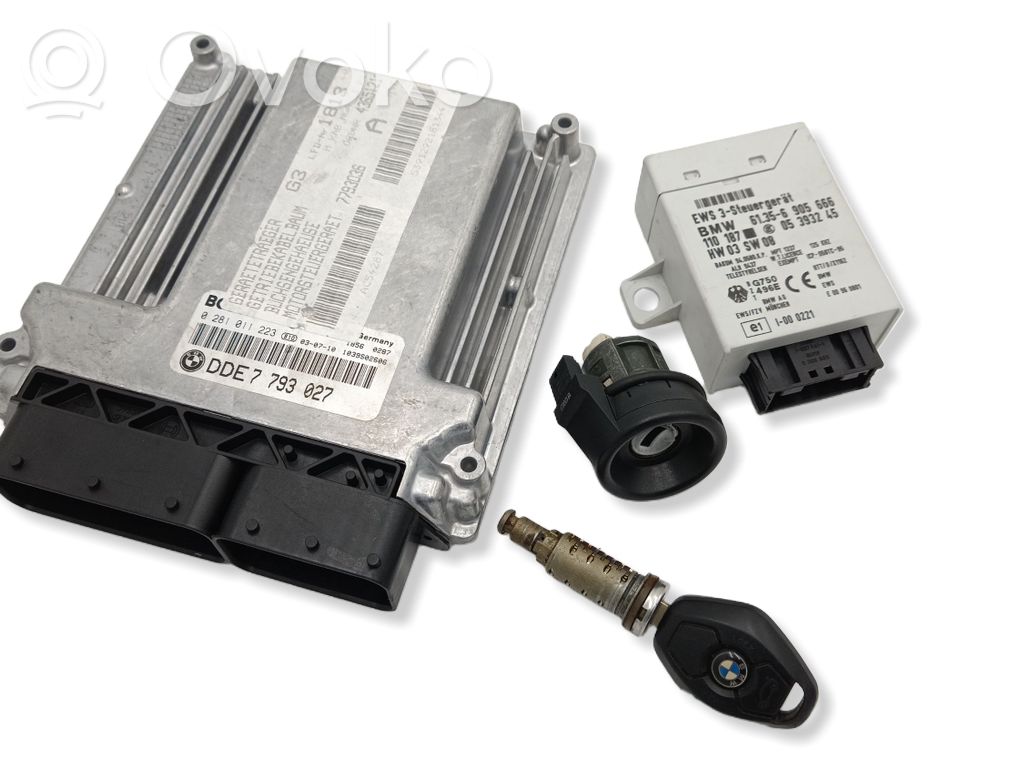 BMW 3 E46 Engine ECU kit and lock set 