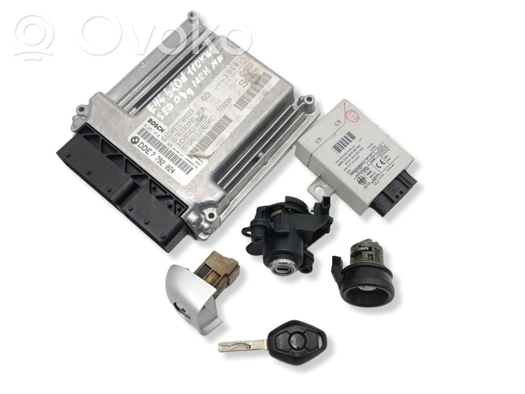 Engine ECU kit and lock set   0281010565,61356905667,6905667,61358379345,7792024,8196052,8253474,8379345