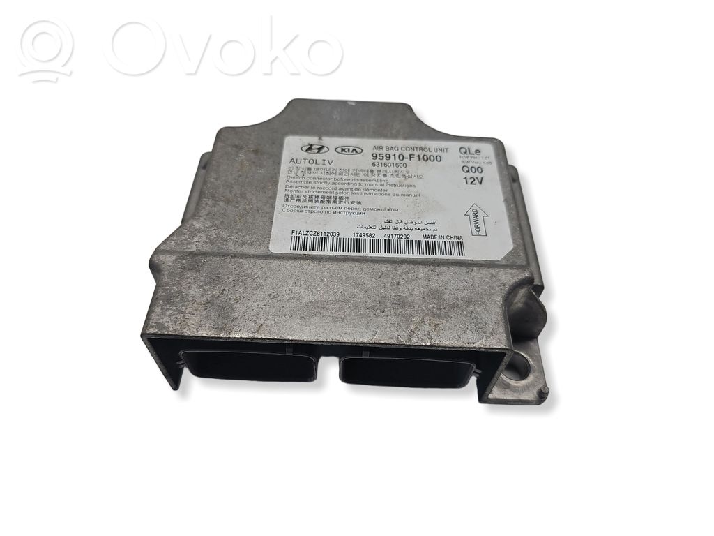 Sterownik / Moduł Airbag   95910F1000,49170202,631601600