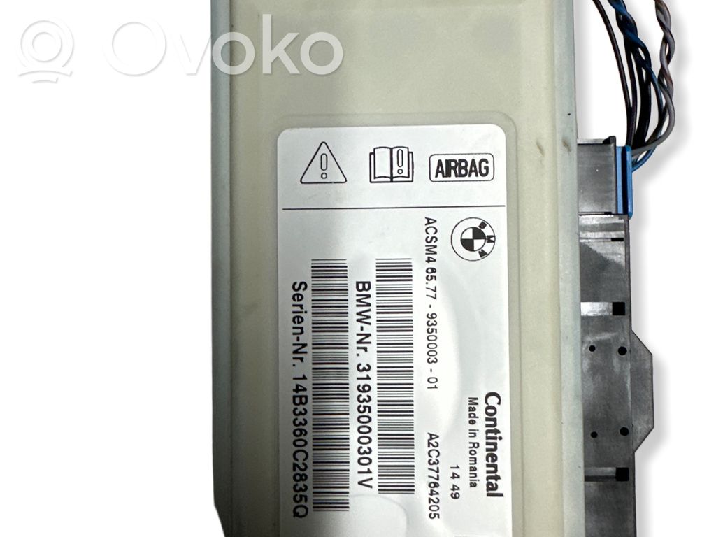 BMW 5 F10 F11 Airbag control unit/module 