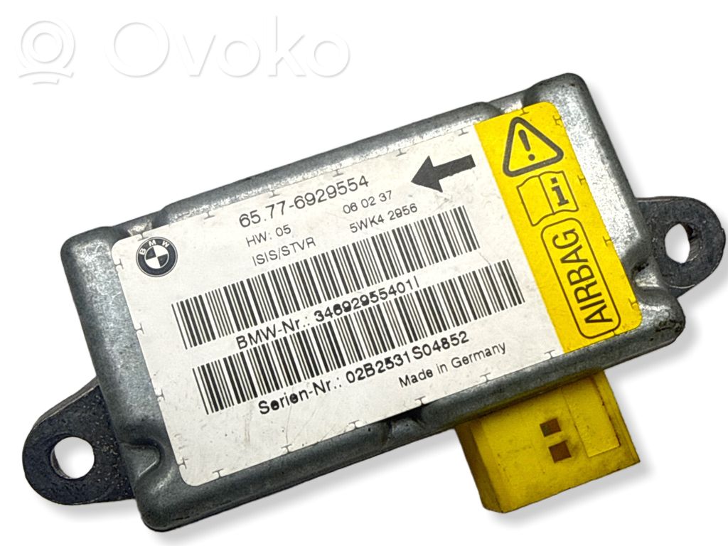 Airbag deployment crash/impact sensor   6929554,5WK42956,346929554011,02B2531S04852