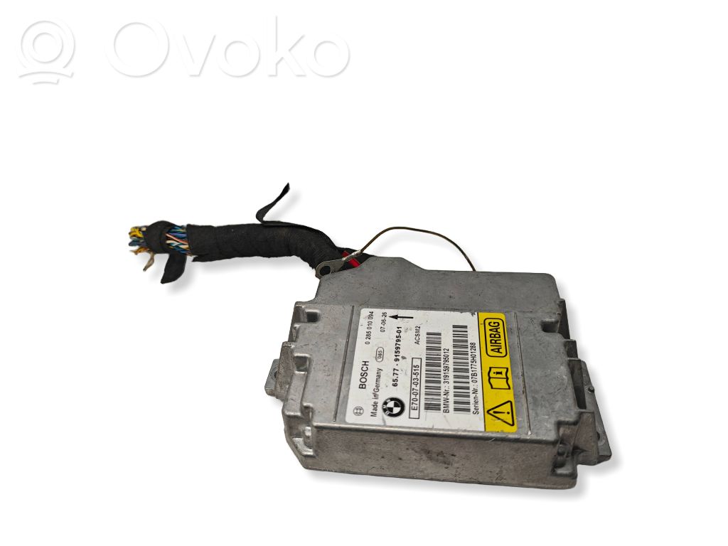 BMW X5 E70 Unitate/modul de comandă airbaguri 