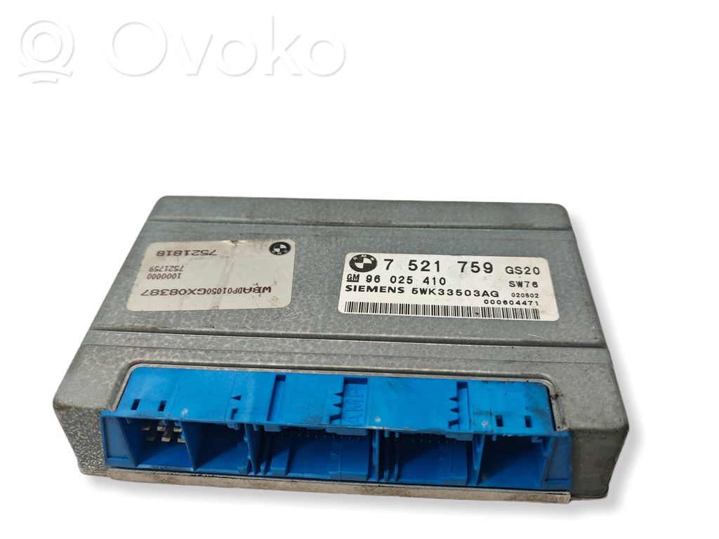 Gearbox control unit/module   7521759,5WK33503AG,96025410