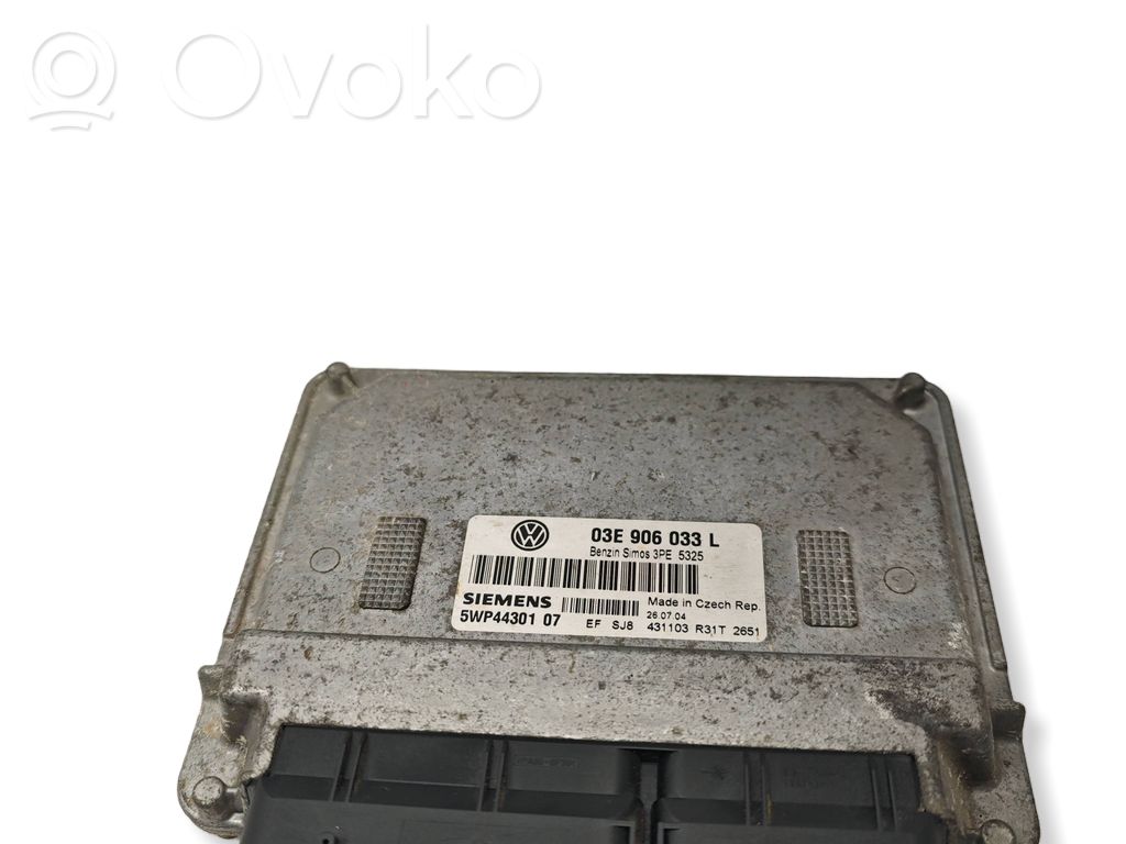 Engine control unit/module   03E906033L,3PE5325
