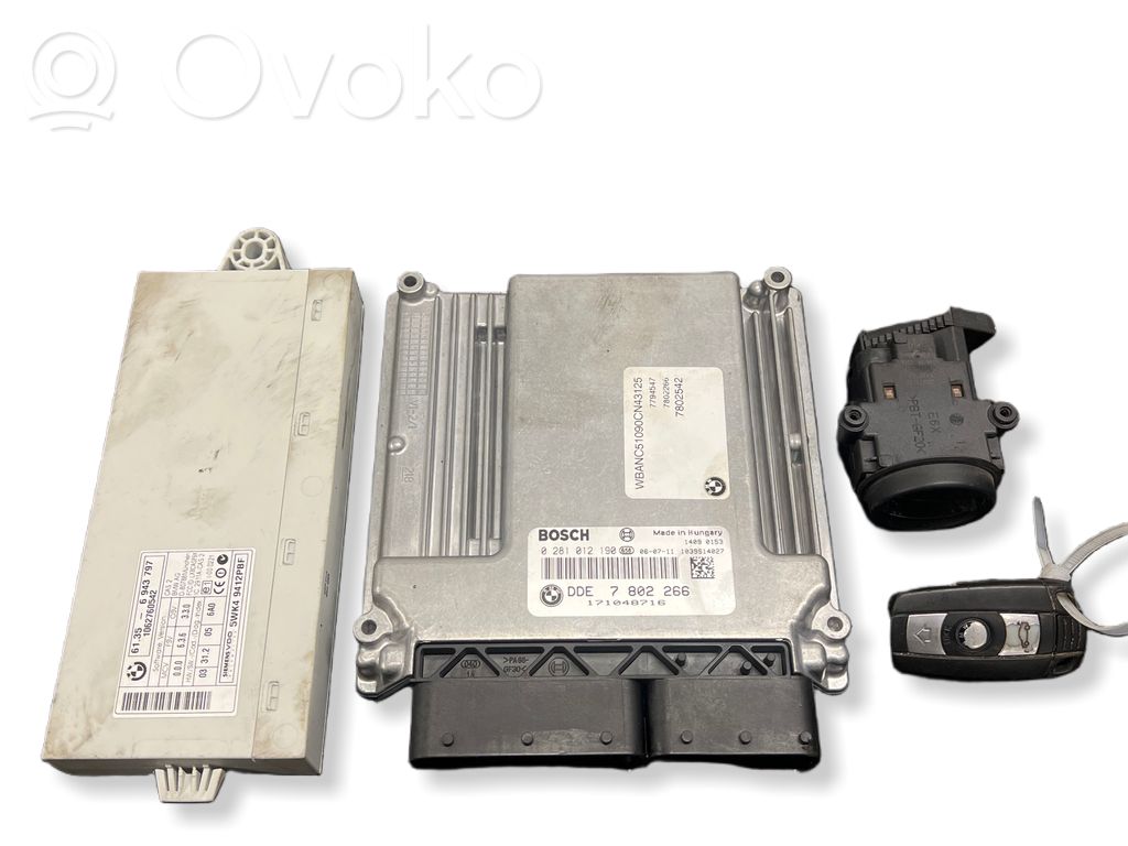 BMW 5 E60 E61 Unitate/modul de control motor 