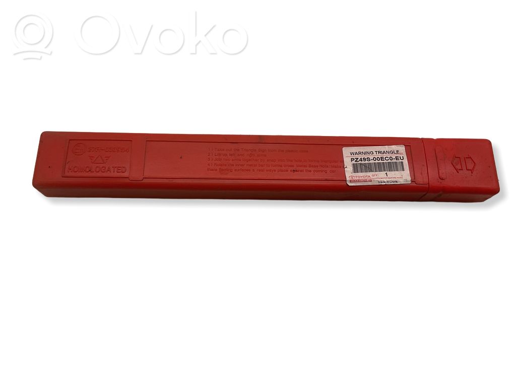 Toyota Auris E180 Emergency warning sign 