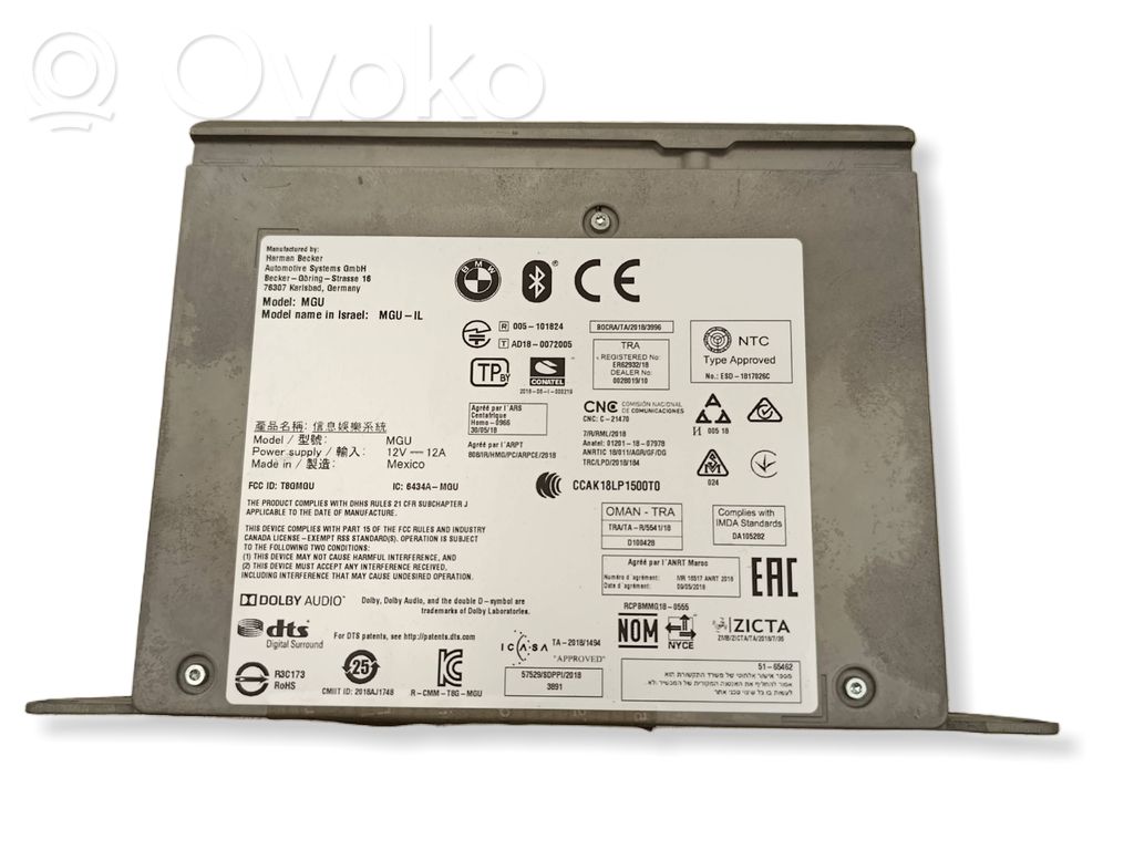 BMW X3 G01 Unidad delantera de radio/CD/DVD/GPS 