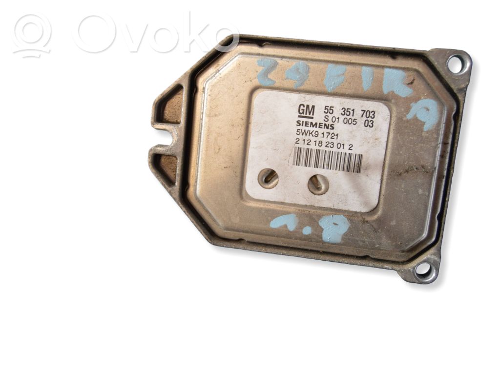 Opel Zafira A Engine control unit/module ECU 
