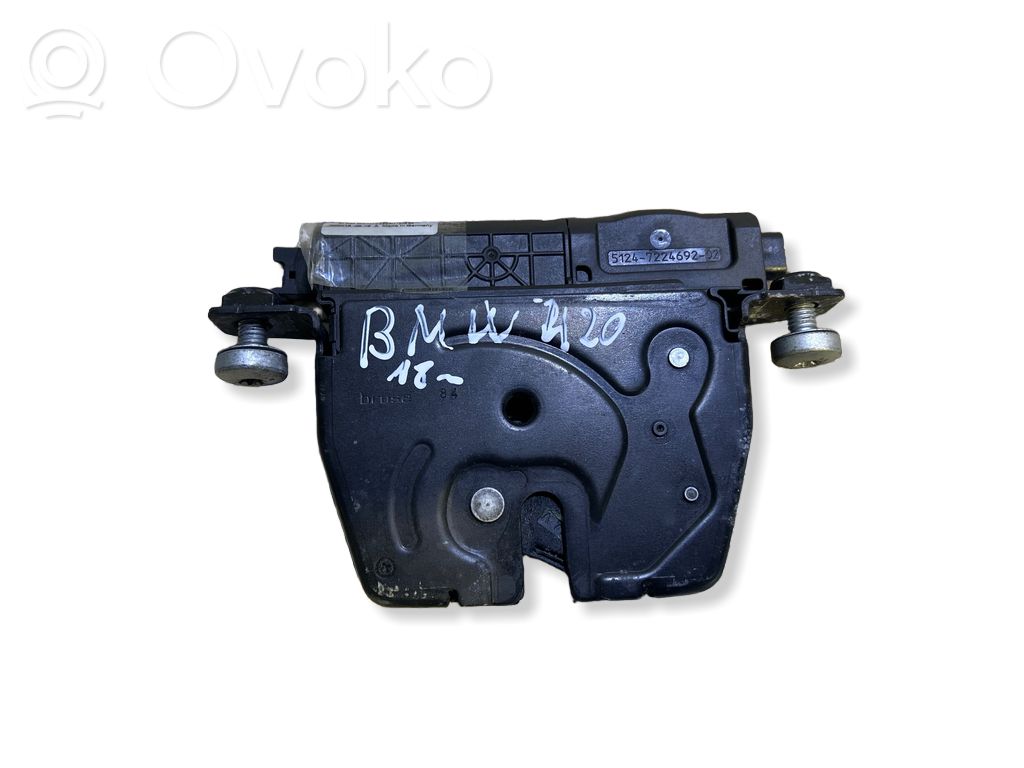 BMW 4 F32 F33 Zamek klapy tylnej / bagażnika 