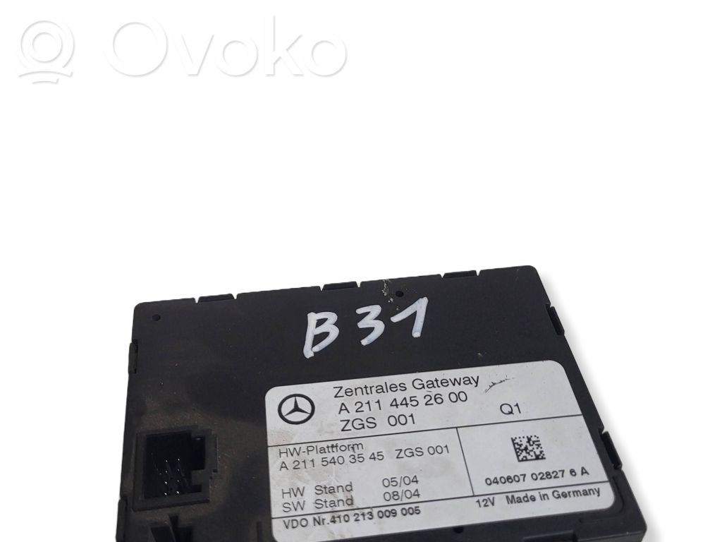 Módulo de control Gateway   A2114452600,A2115403545,410213009005
