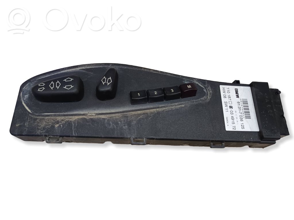 BMW 6 E63 E64 Seat control module 