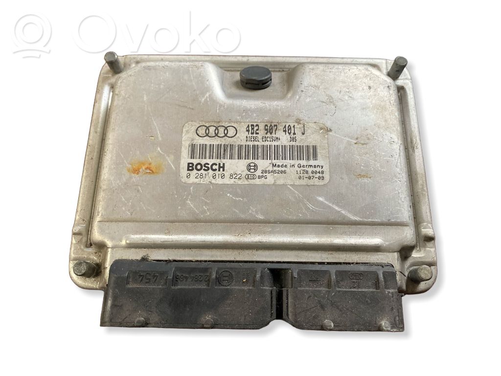 Engine control unit/module   4B2907401J,028101082,0281010822,28SA5206