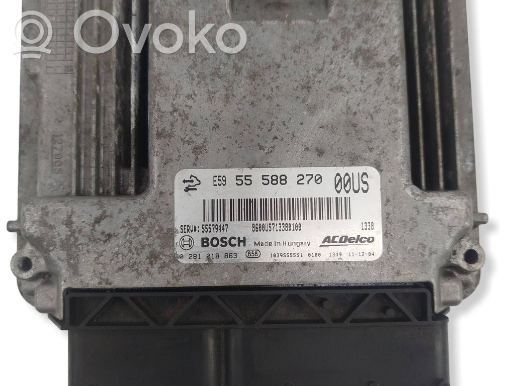 Opel Meriva A Engine control unit/module 