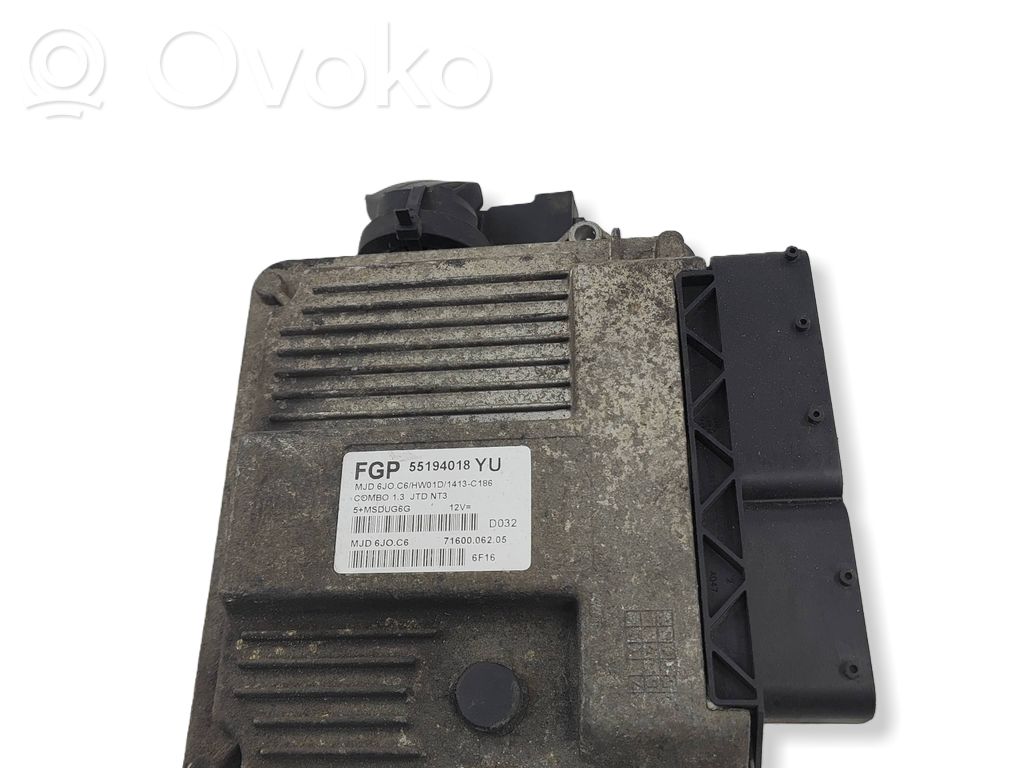 Engine control unit/module   55194018,7160006205,5MSUDG6G